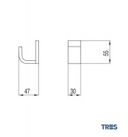 MEDIDAS PERCHA LOFT TRES GRIFERIA